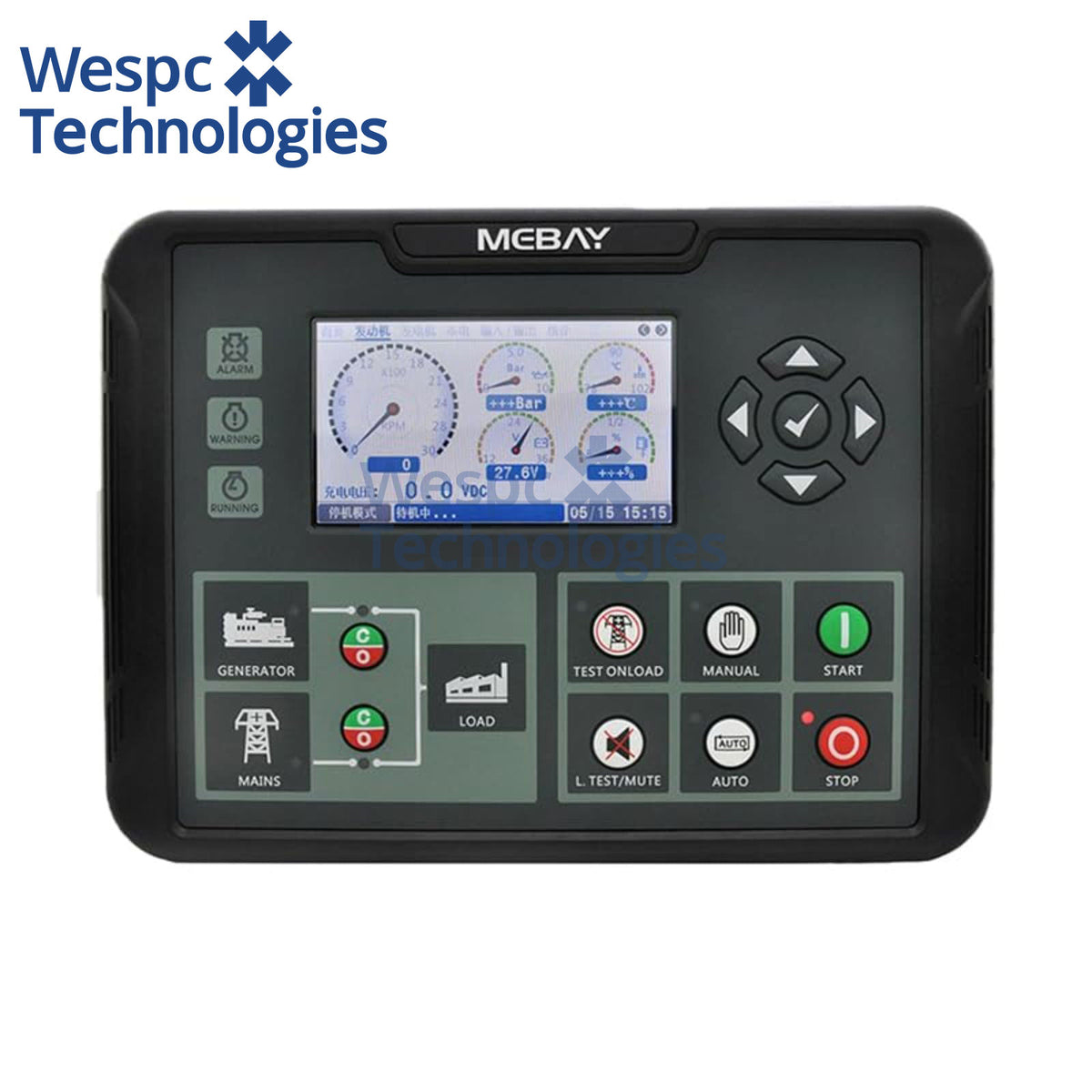 Original Mebay DC80DR MK3 Start Stop Diesel Generator Controller Module RS485 Monitoring