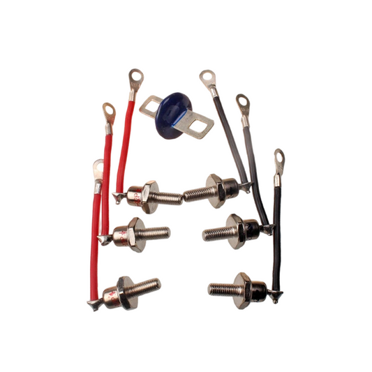 ZX25-12 Rotating Rectifier Diode Kit 6Pcs/Set (3 Positive + 3 Negative) 25A 1200V Bolt Type Diode For RSK2001 Stamford UCI Series