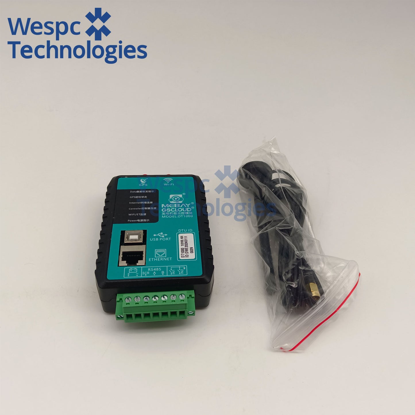 Original MEBAY DT1000 GSCloud DTU Cloud Communication Module WIFI Ethernet GPS Remote Monitor Control Genset Controller