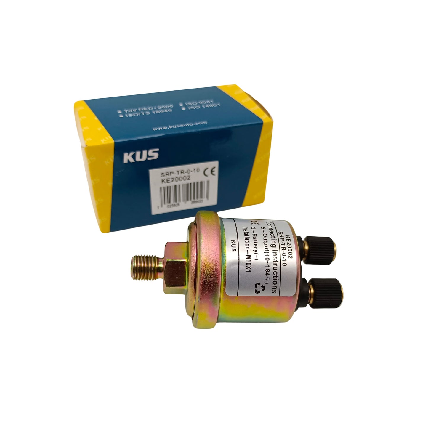 Original KUS KE2002 Oil Pressure Sensor VDO 360-081-032-003C 0-5Bar 0-10V Linear Signal 1/8NPT Thread 3-Wire Oil Pressure Transducer