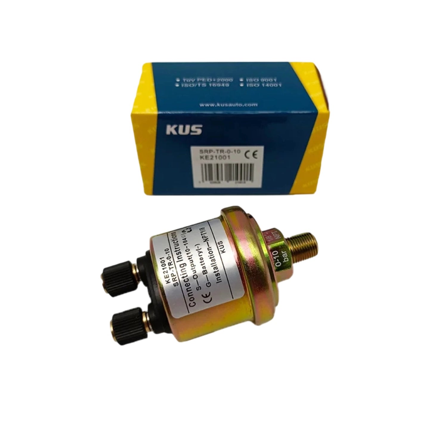 Original KUS KE21001 Oil Pressure Sensor VDO 360-081-032-014C 1/8NPT Diesel Generator Parts