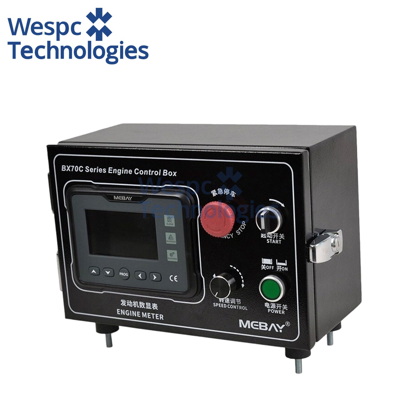 Original Mebay BX70C Diesel Engine Control Box Digital Meter Multi Function Monitor