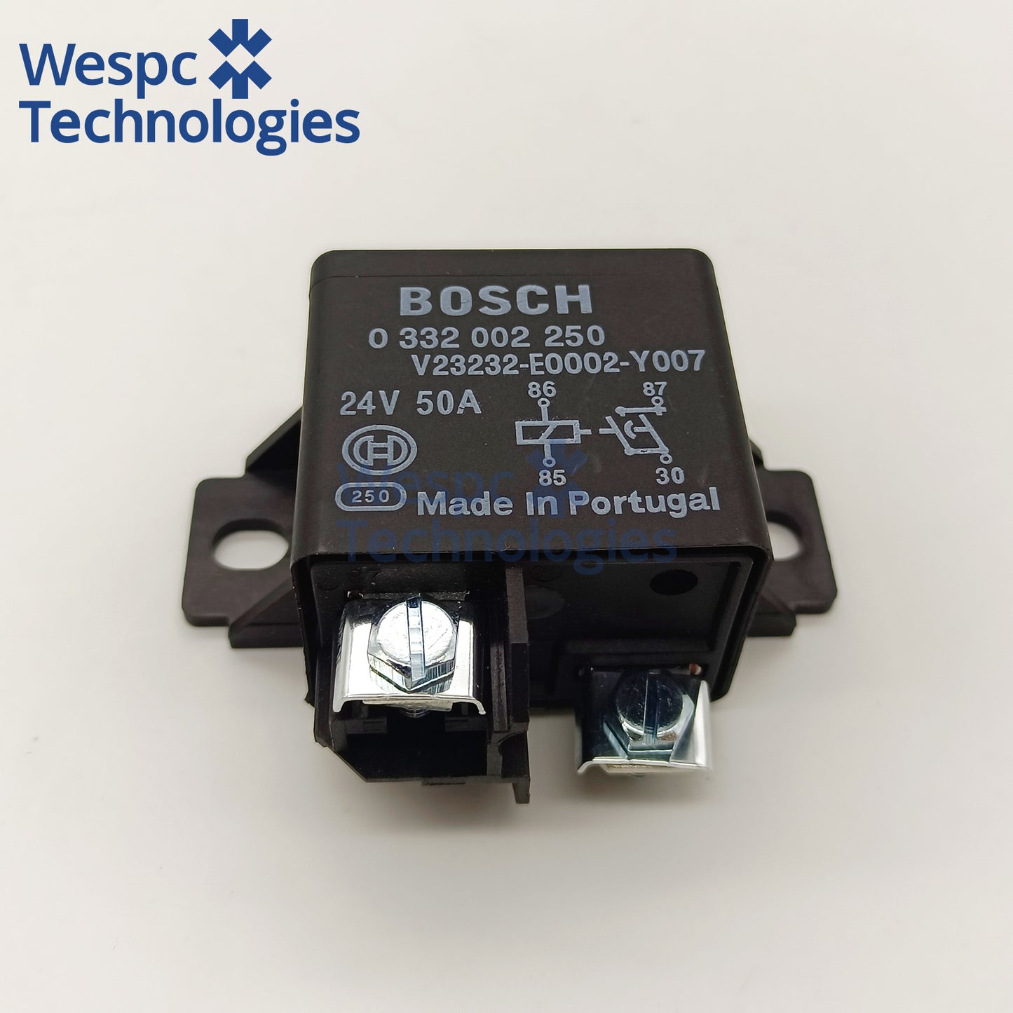 Bosch 0332002250 24V DC 50A SPST 4Pin Normally Open Heavy Duty Power Relay For Truck Excavator Generator