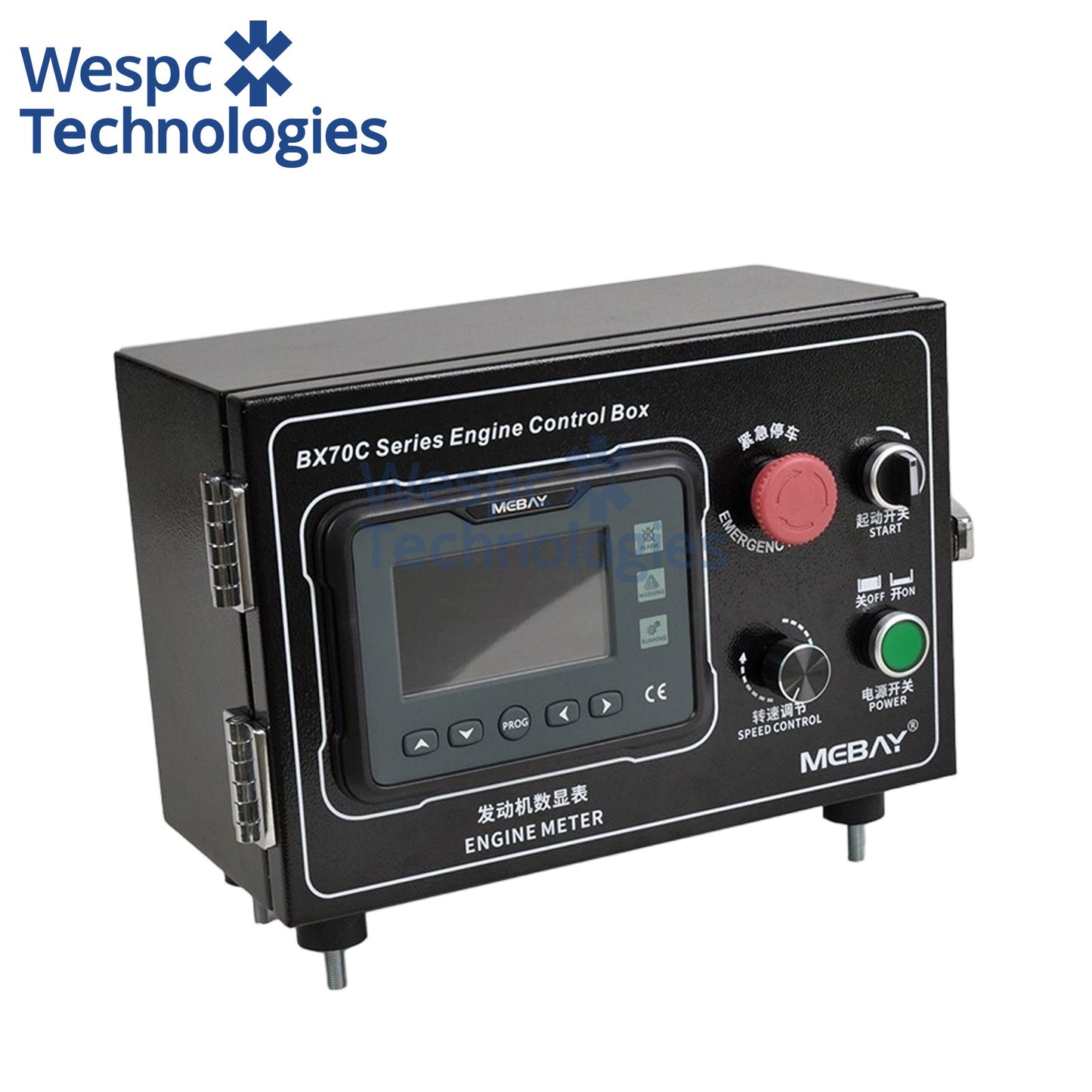 Original Mebay BX70C Diesel Engine Control Box Digital Meter Multi Function Monitor