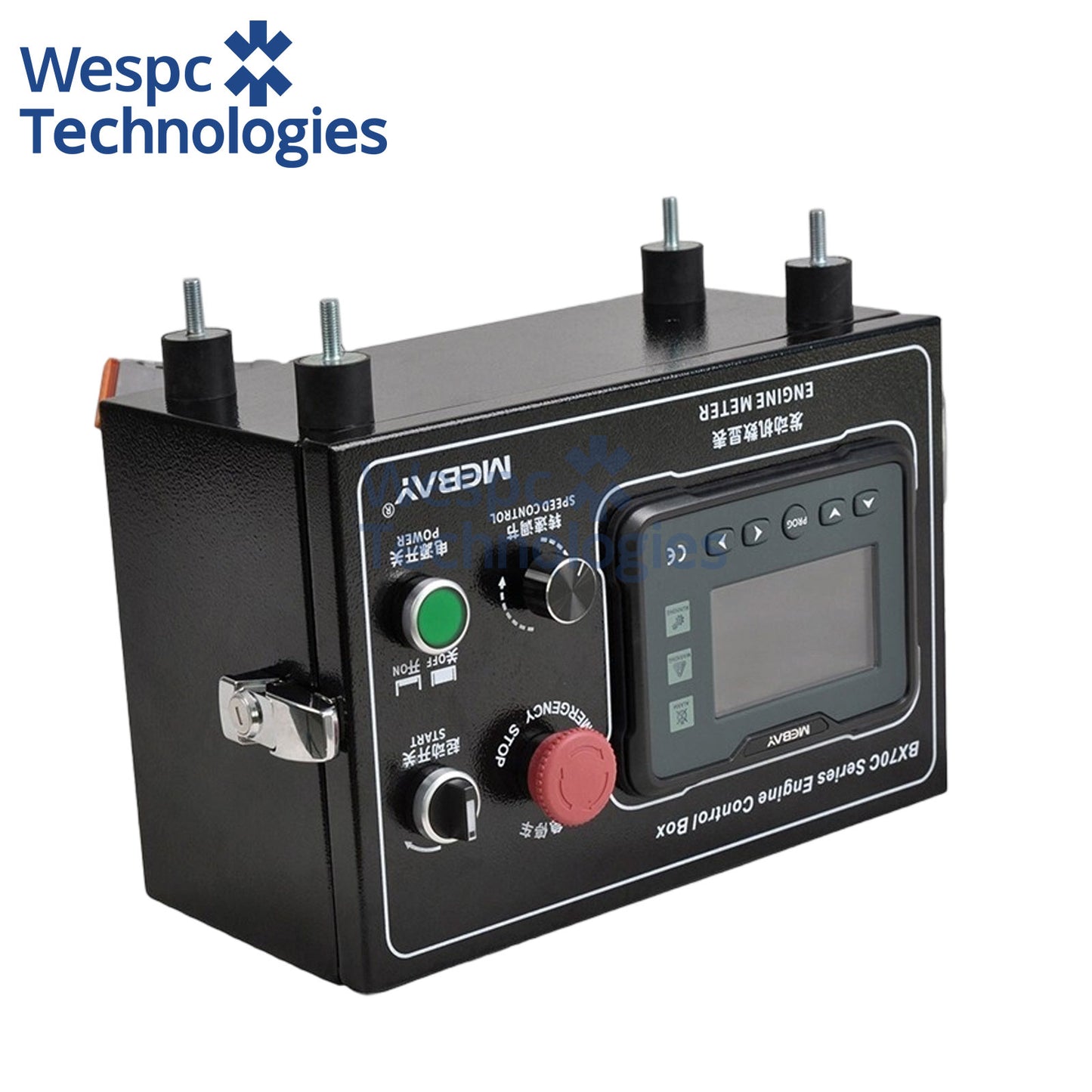 Original Mebay BX70C Diesel Engine Control Box Digital Meter Multi Function Monitor