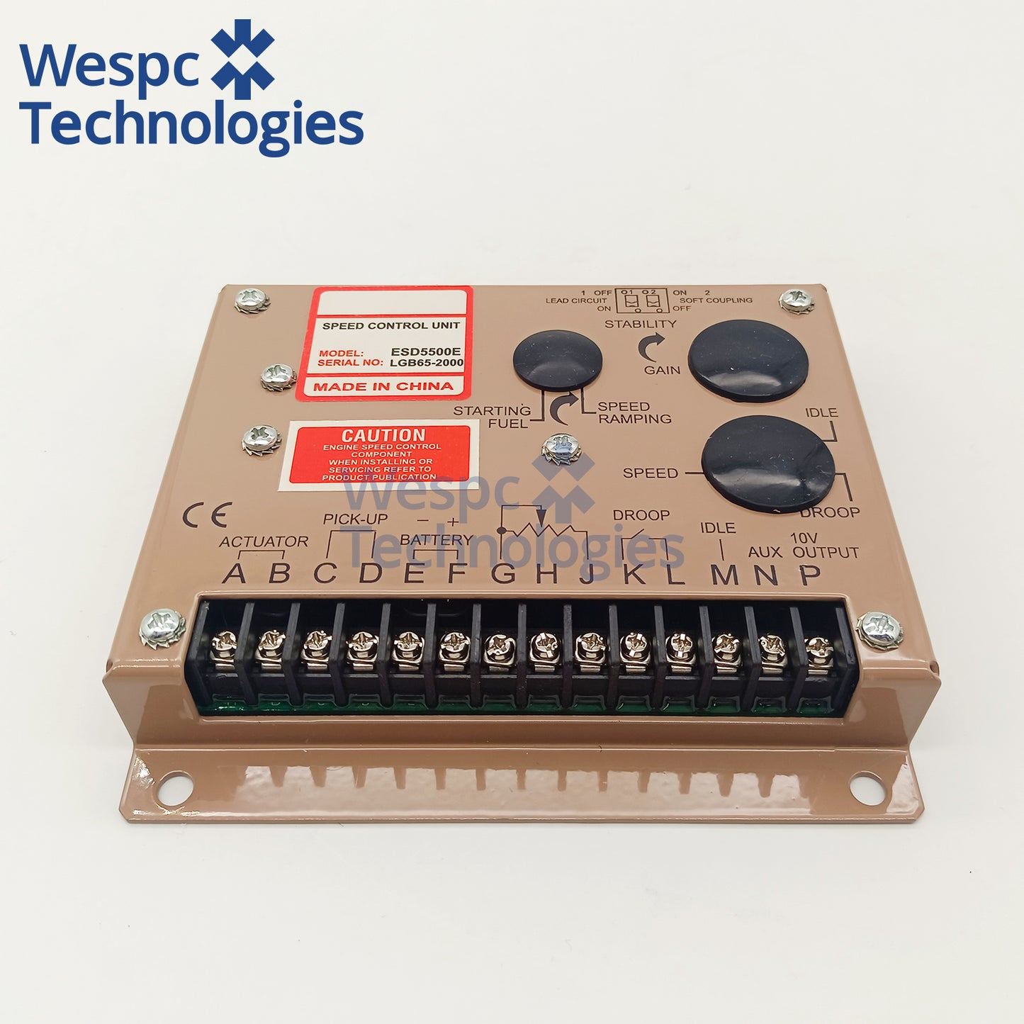 Genset Engine Speed Governor ESD5500E Generator Speed Control Unit governor