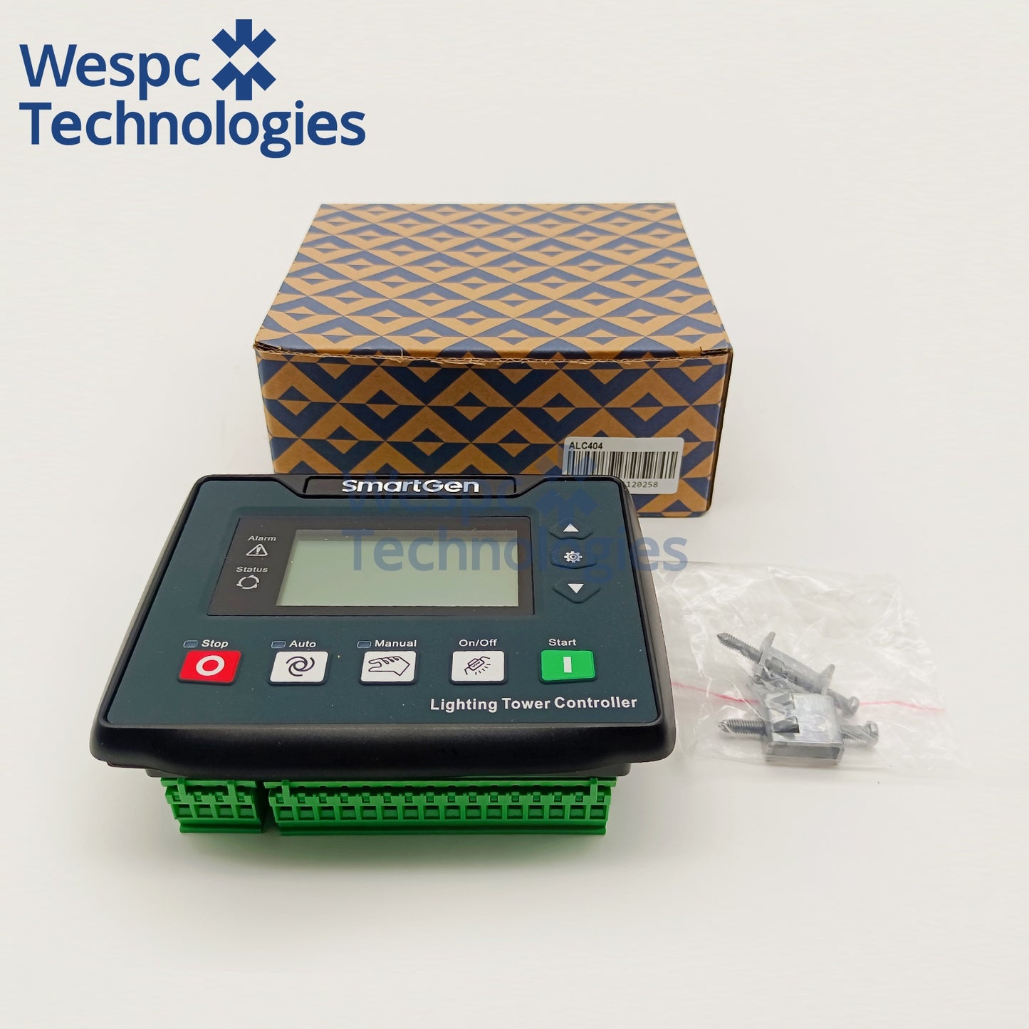 Original SmartGen ALC404 Lighting Tower Controller remote start/stop Automatic Control Panel