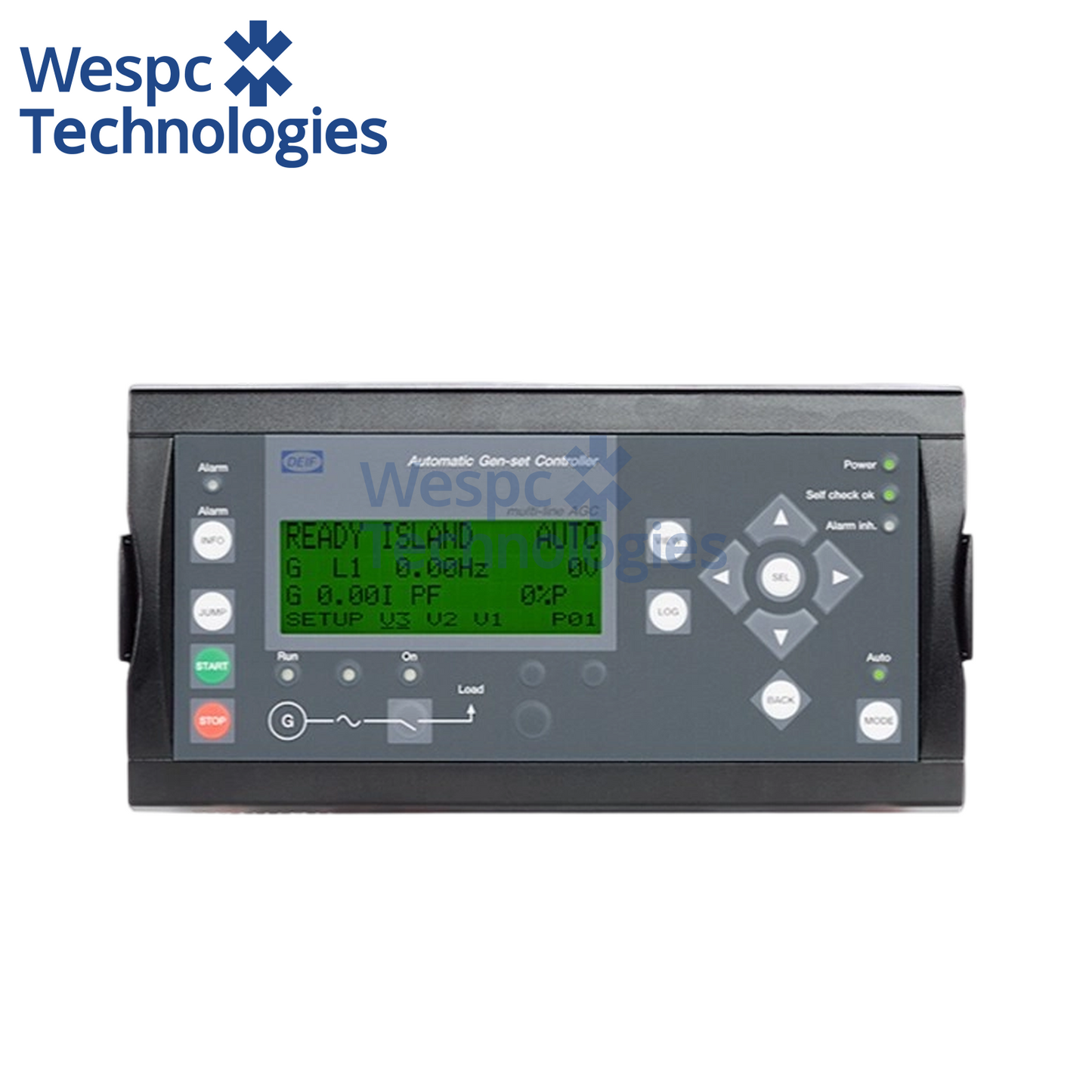 Original DEIF AGC-4 Automatic Paralleling Genset Power Management Controller Generator Set Control Module Panel Spare Part