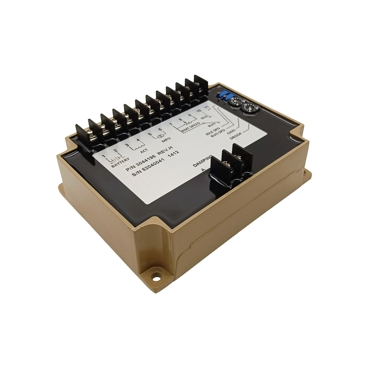 3044196 Speed Controller 220V/380V Electronic Governor Board for Diesel Generator Set Compatible with Cummins Genset
