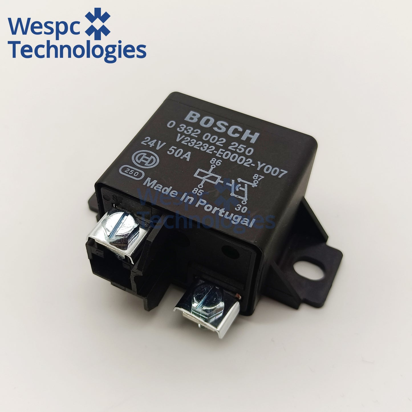 Bosch 0332002250 24V DC 50A SPST 4Pin Normally Open Heavy Duty Power Relay For Truck Excavator Generator