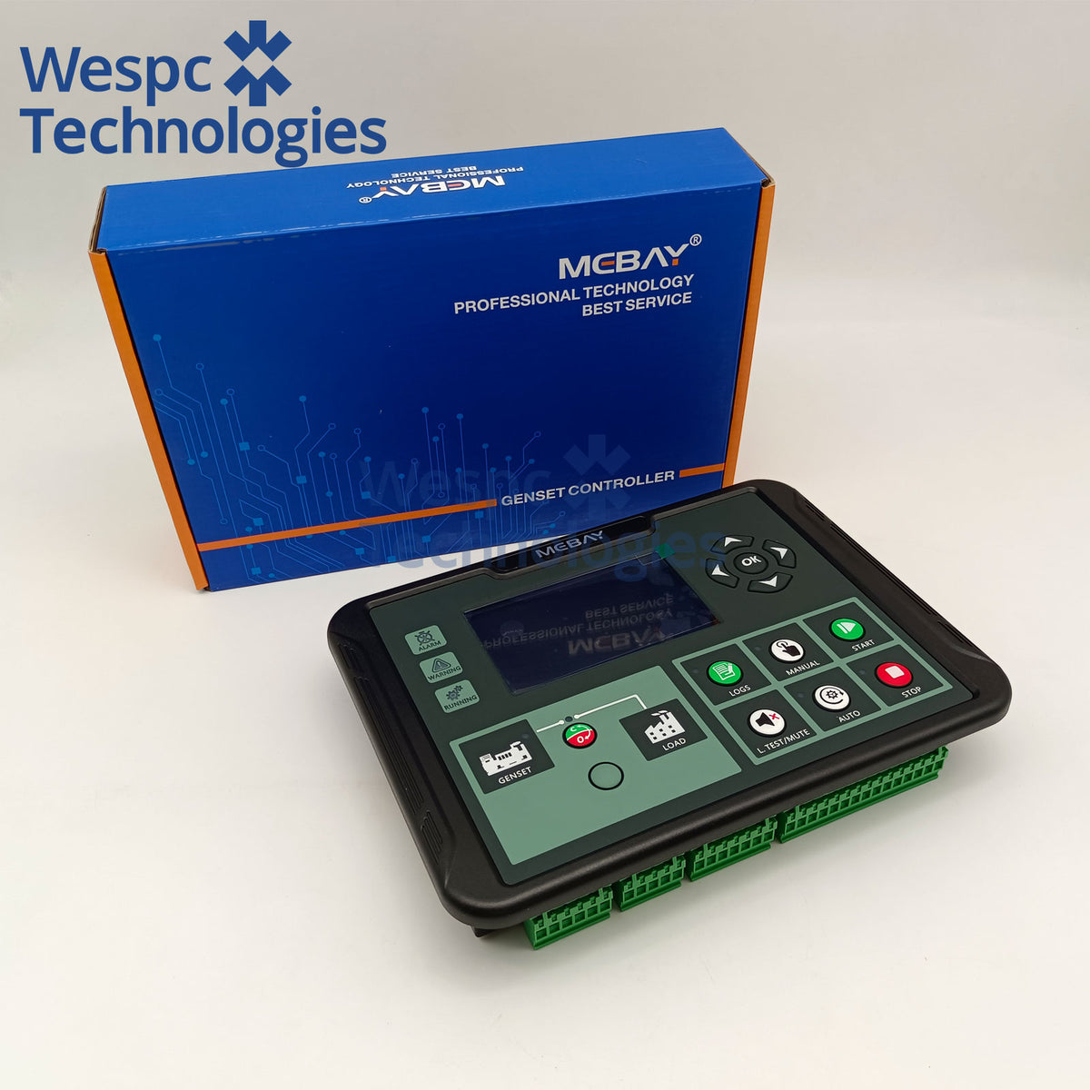 Original Mebay DC80D Replaced By DC80D MK3 Generator Start Stop Controller AMF Control Unit RS485