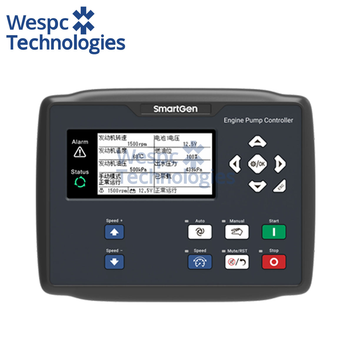 Original SmartGen APC715 Pump Unit Controller TFT-LCD Compatible with Engine Pump Systems