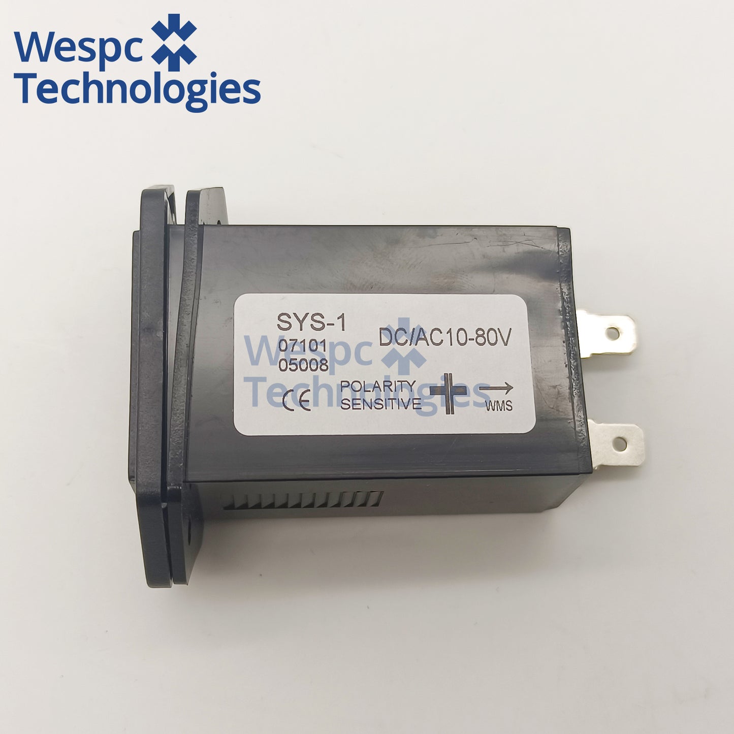SYS-1 DC10-80V Hour Meter Gauge Timer Boat Truck Tractor Hour Meter Rectangular