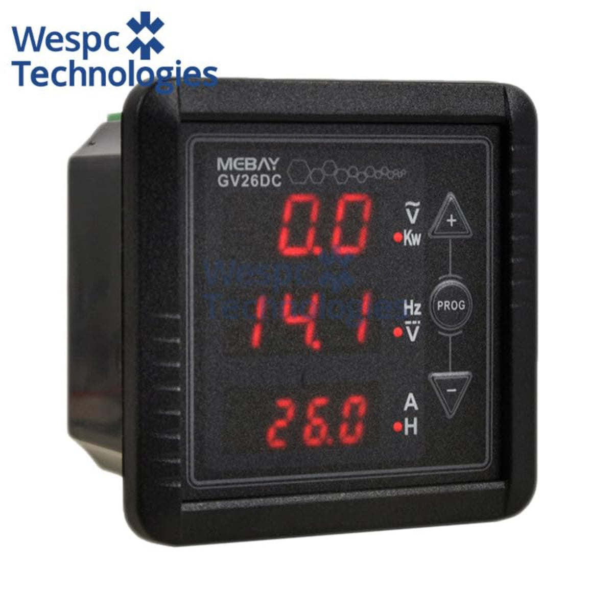 Original Mebay GV26DC Digital Generator Meter 3-Row LED DC 8-36V Panel Meter