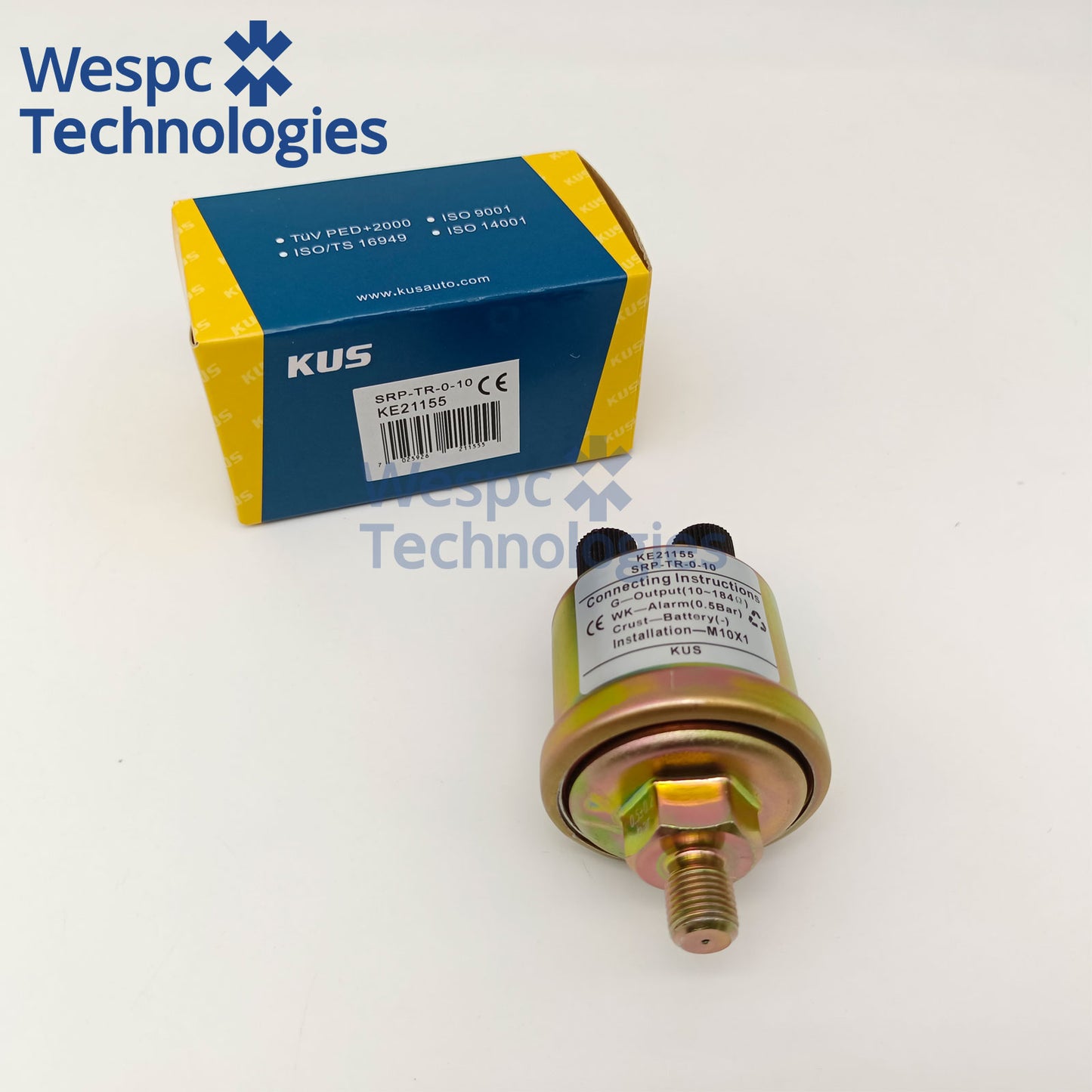 Original KUS KE21155 Oil Pressure Sensor 360-081-030-009C and 360-081-030-009K Generator Parts