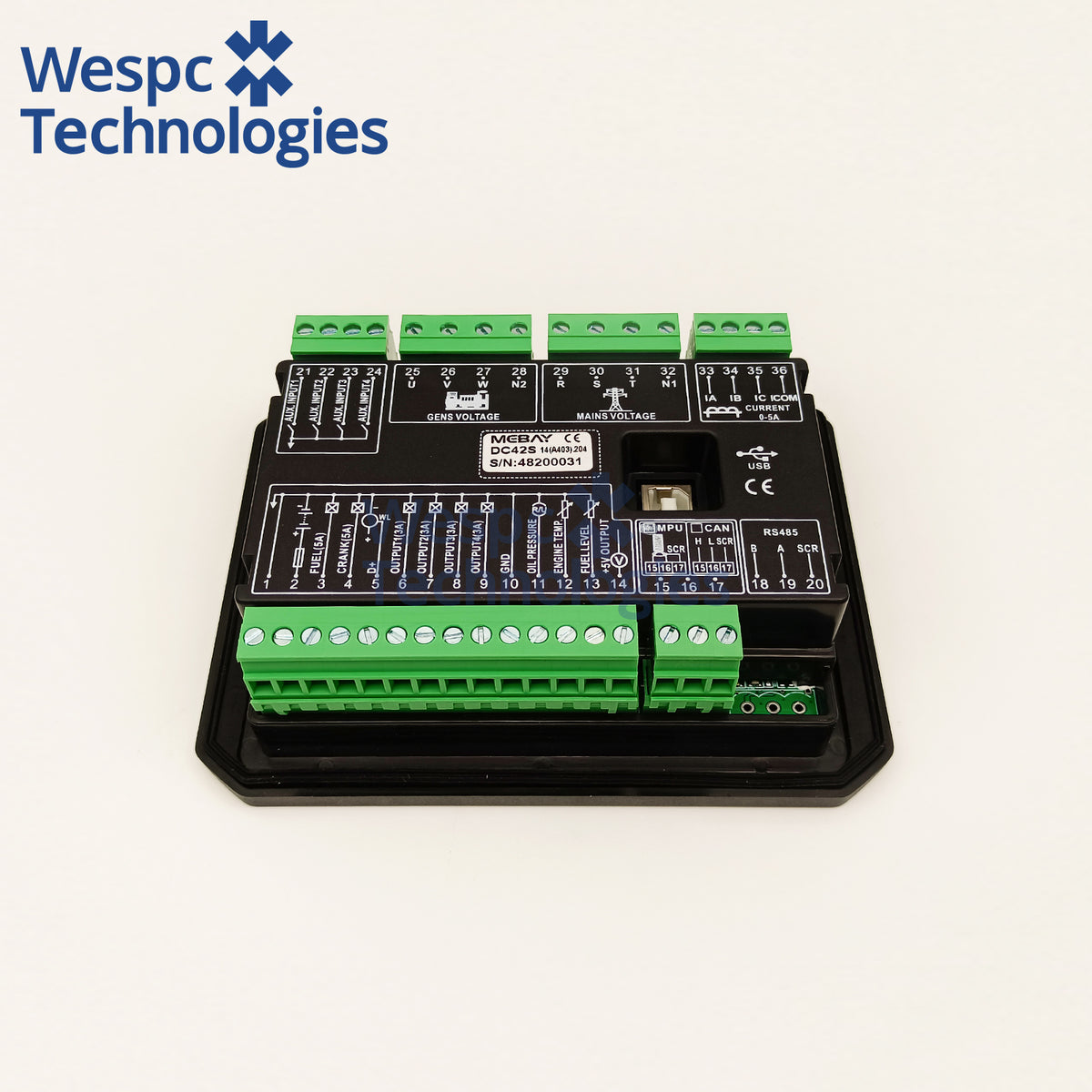 Original DC40C DC40SR DC40CR Replaced by DC42S Mebay Mini AMF Genset Controller LCD ATS Auto Mains Generator Transfer Module Panel