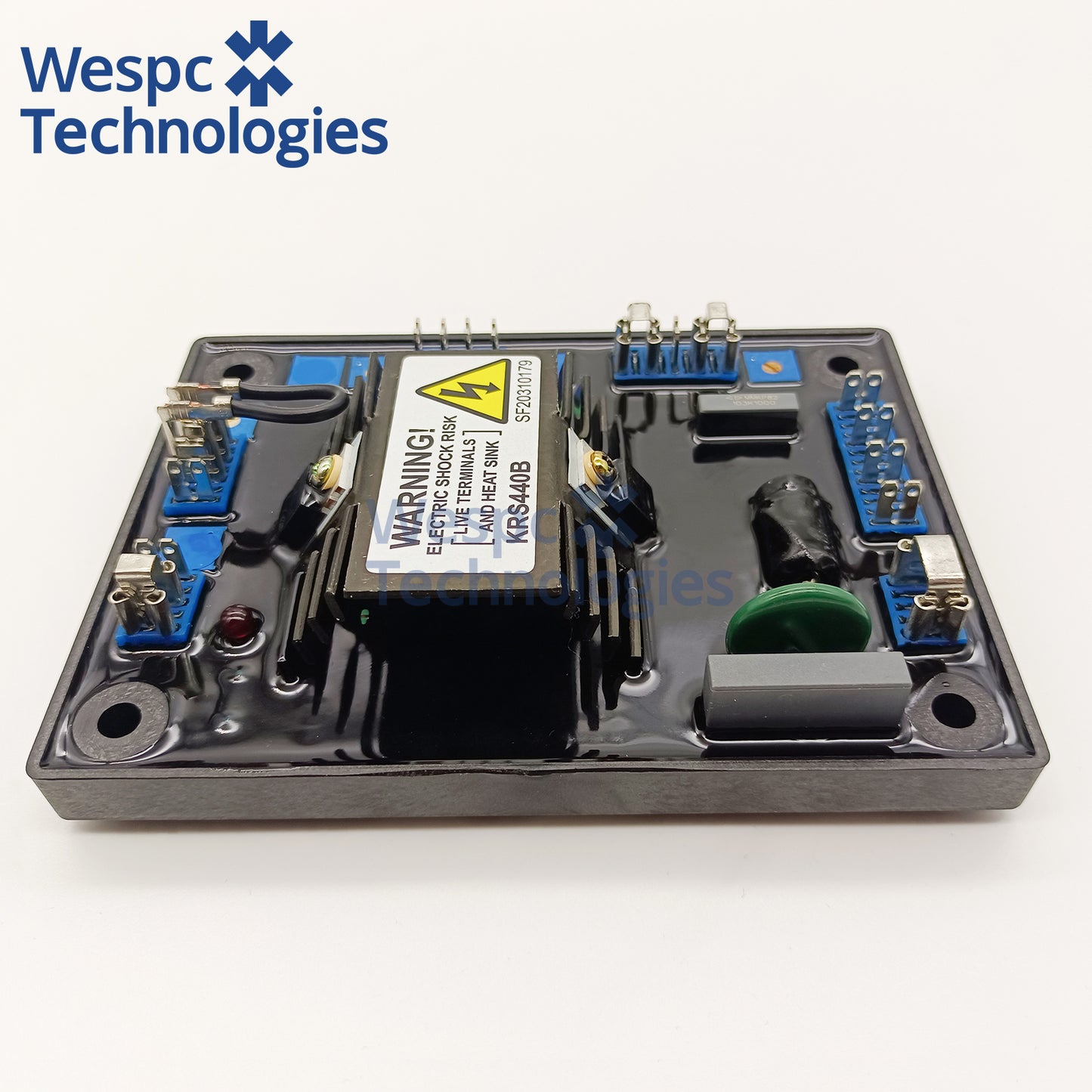 KRS440B AVR Automatic Voltage Regulator Compatible with SX440 AS440 Brushless Diesel Generator Stabilizer Wespc