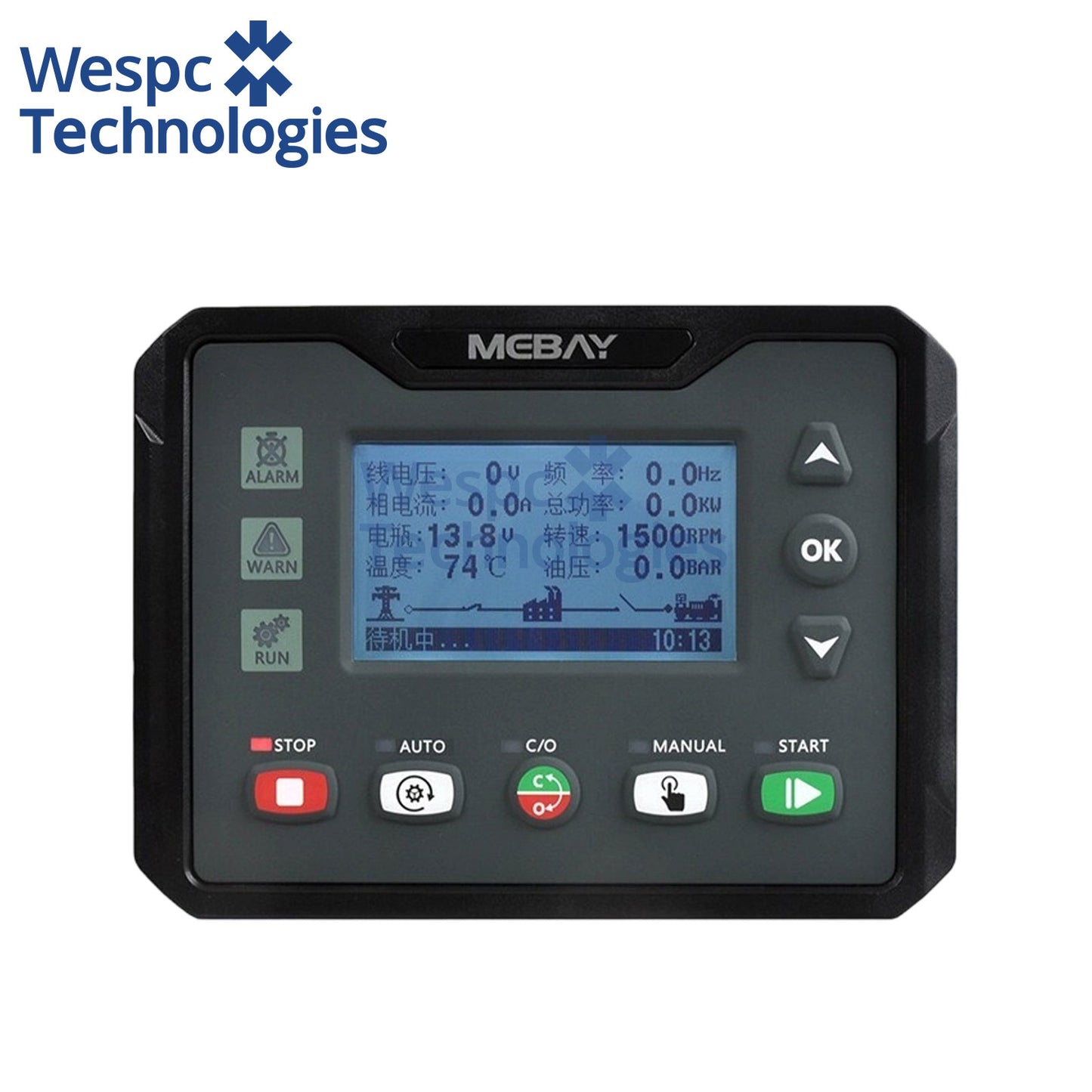 Original Genuine Mebay DC42CR Remote AMF Diesel Generator Engine Controller Module Genset