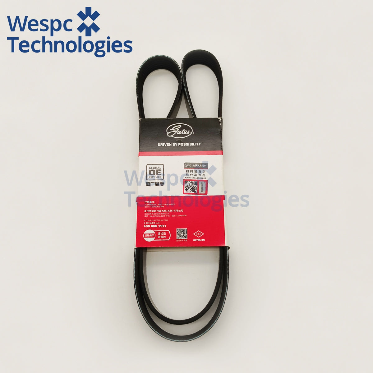 Original Gates 6PK1355 Micro-V Serpentine Belt 6 Ribs 1355mm For Peugeot Citroen Ford Engine Accessory Drive