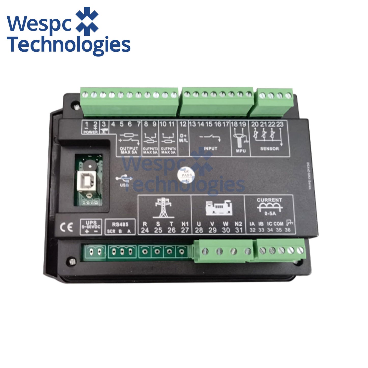 Original Mebay DC40D MK3 Replaced By DC40D MK4 Controller Diesel Generator Control Module Genset Parameters LCD Display Monitoring