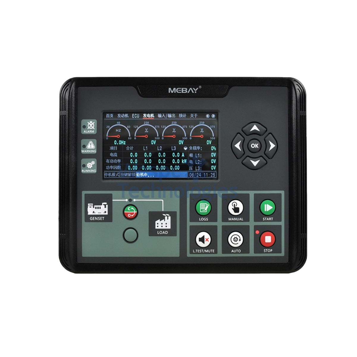 Original Mebay DC70MR MK3 Low Temperature Diesel Genset Controller Auto Start Control Panel