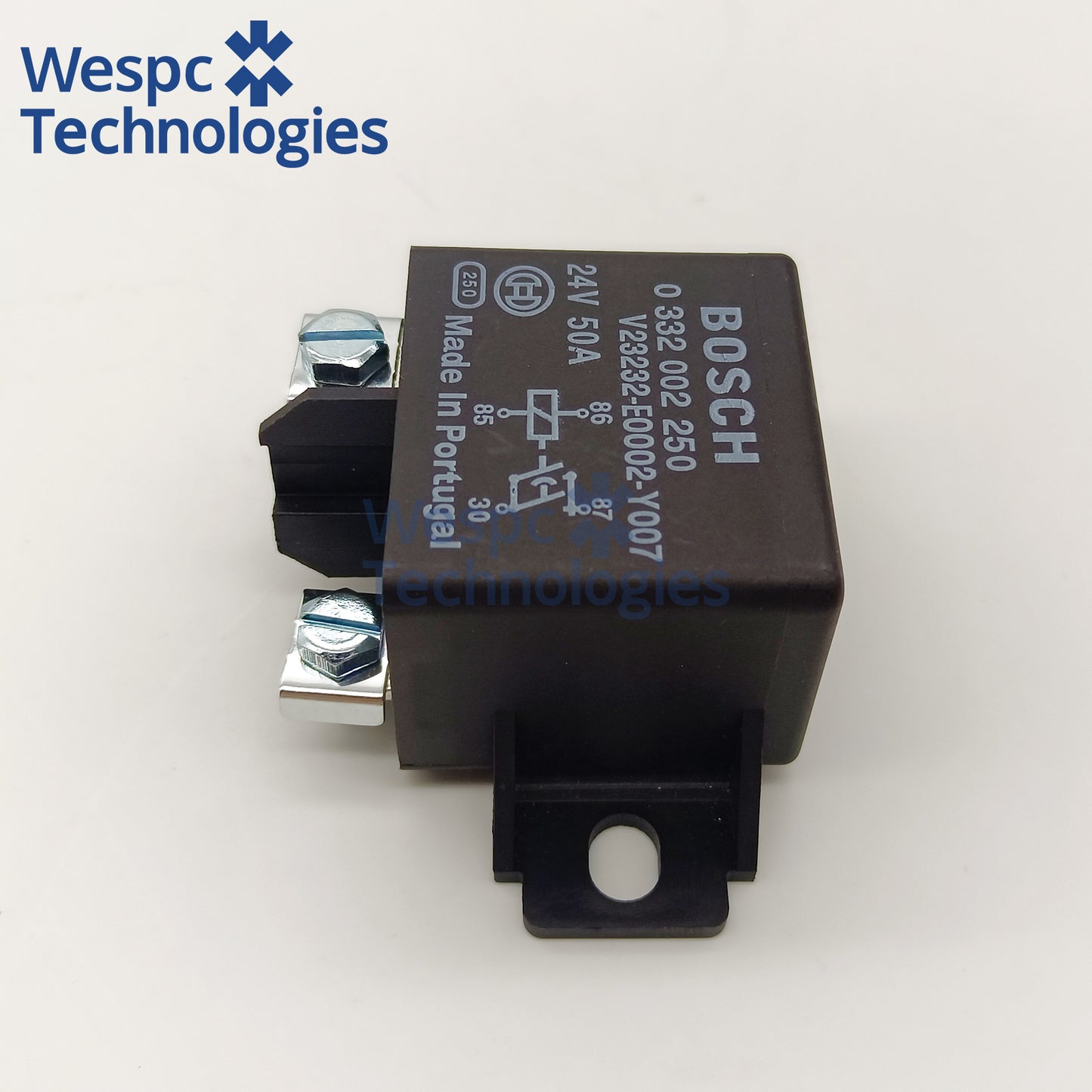 Bosch 0332002250 24V DC 50A SPST 4Pin Normally Open Heavy Duty Power Relay For Truck Excavator Generator