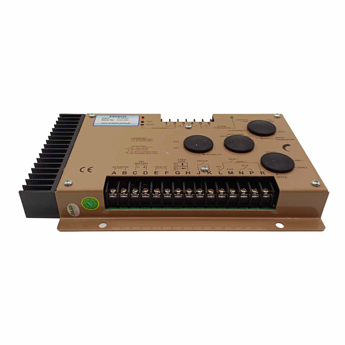 ESD5330E Speed Controller Generator Engine  Electronic Governor Control Board