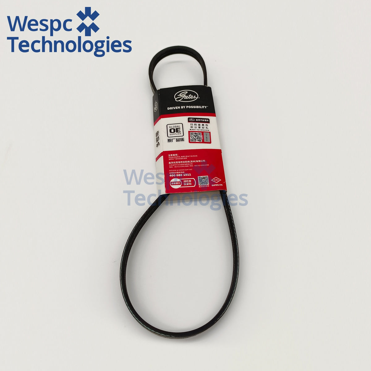 Original GATES 3PK815 Micro-V Poly-V Multi-Rib Serpentine Belt 3 Ribs 815mm For AC Compressor