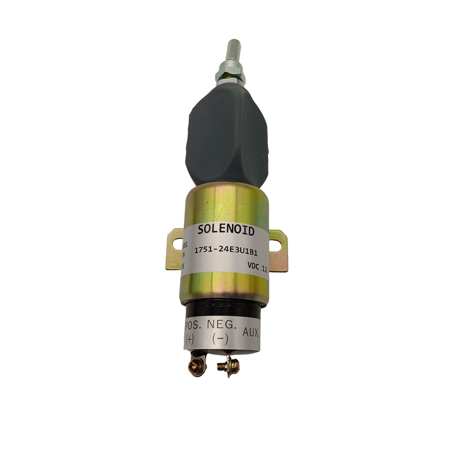 1751-24E3U1B1 Diesel Fuel Shutoff Solenoid Valve 24V Replace SA-3844 Fuel Stop Solenoid for Diesel Engine Generator