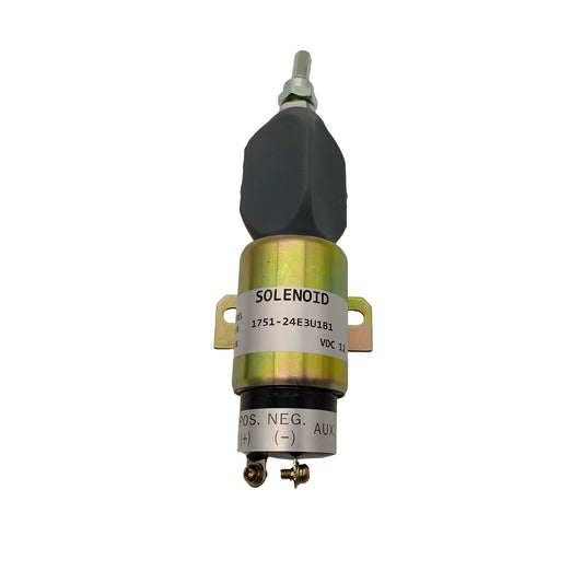 1751-24E3U1B1 Diesel Fuel Shutoff Solenoid Valve 24V Replace SA-3844 Fuel Stop Solenoid for Diesel Engine Generator