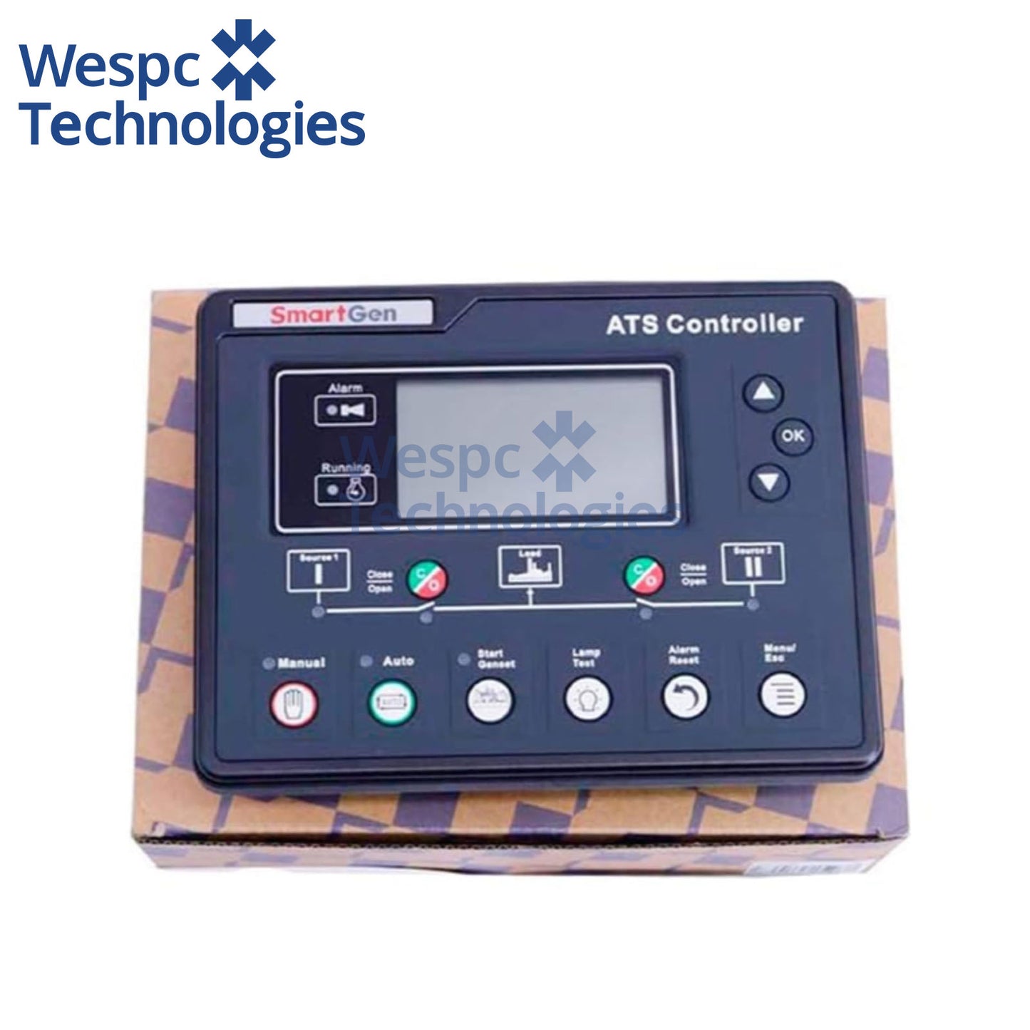Original HAT700S Smartgen ATS Controller Genset Dual-supply Automatic Transfer