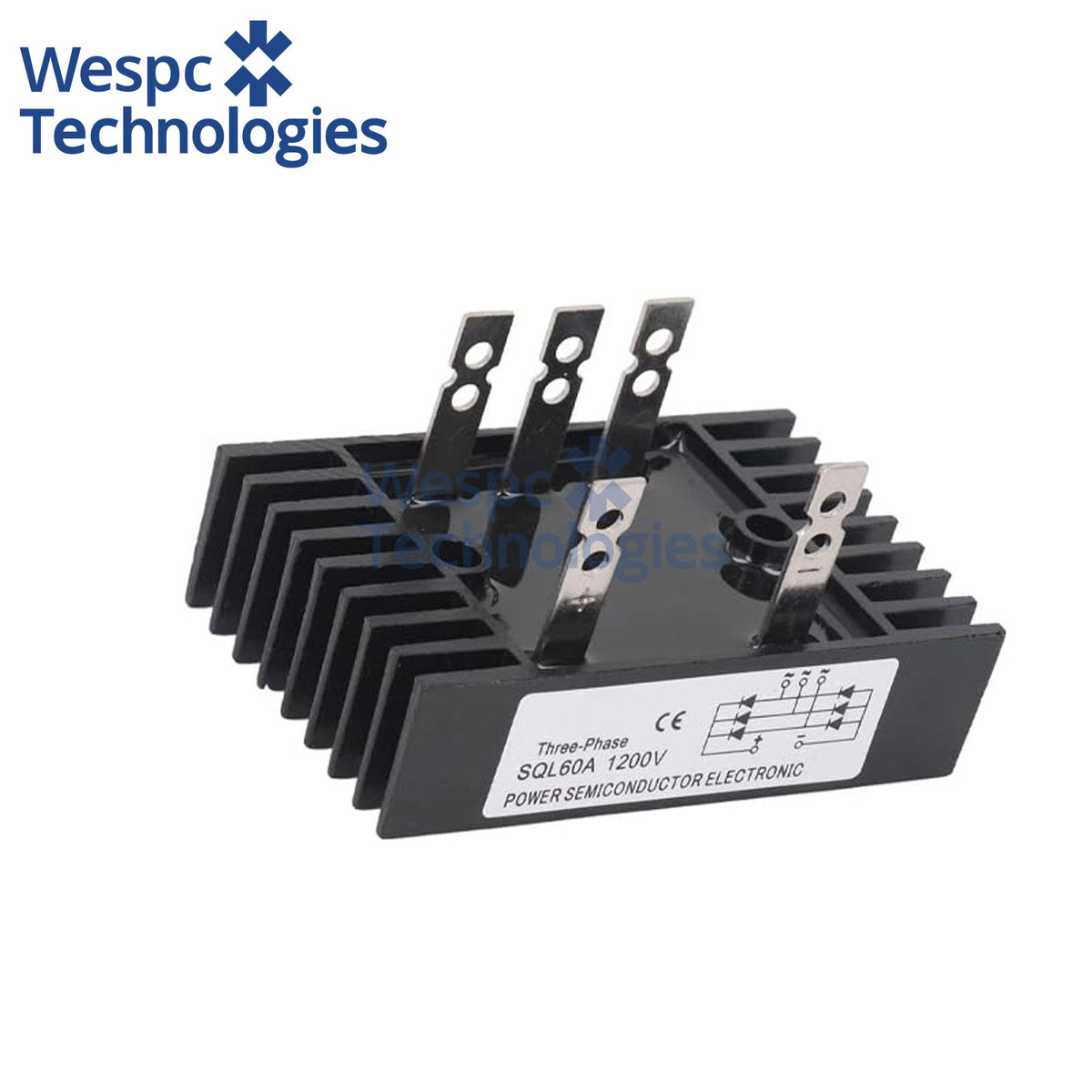 SQL60A Three Phase Power Semiconductor Rectifier Module 60A 1200V for Genset